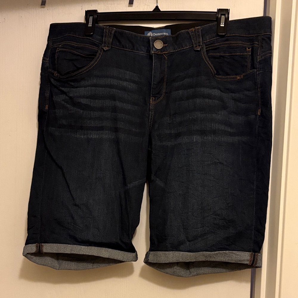 Democracy Indigo Denim Shorts